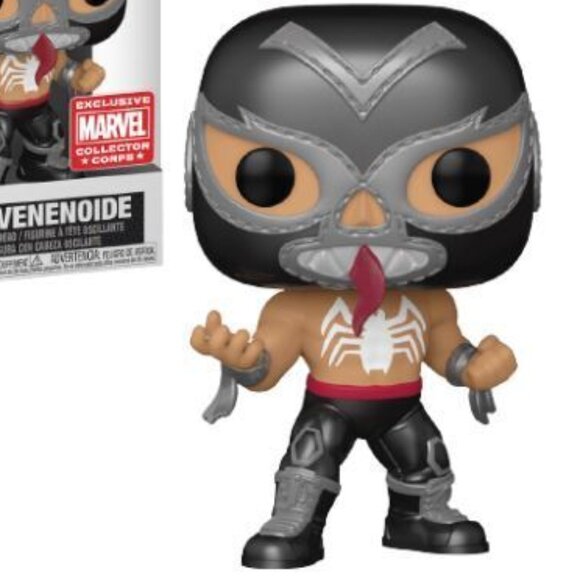 Funko Pop! - Marvel Lucha Libre Edition - El Venenoide 707, Exclusive MarvelCC - Picture 4 of 4